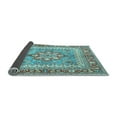 thumbnail image 2 of Ahgly Company Indoor Round Persian Light Blue Traditional Area Rugs, 4' Round, 2 of 4