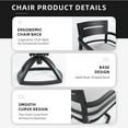 thumbnail image 5 of 7-Piece Outdoor Patio Aluminum Furniture,Modern Dining Set,Sunbrella Fabric Cushioned and Rectangle Dining Table with Umbrella Hole, 5 of 10