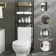 thumbnail image 3 of Toallero Mueble Organizador Baño Rack Estante Sanitario Negro, 3 of 5