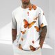 thumbnail image 5 of Camisetas de Manga Larga para Hombre de Algodón, Impresión Cuello Redondo Moda Casual Camisetas de Manga Corta para Diario Y Casual, 5 of 5