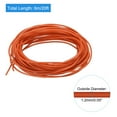 thumbnail image 2 of Silicone Wire 28AWG 28 Gauge Flexible Tinned Copper Standard High-Temperature Hookup Wire Orange 6m/20ft, 2 of 6