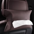 thumbnail image 5 of Car tissue bag car leather simple tissue box, 5 of 6