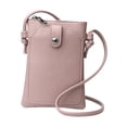 thumbnail image 3 of Monedero para teléfono Mini compacto accesorios de ropa de moda cartera resistente portátil Rosa, 3 of 8