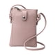 thumbnail image 3 of Monedero para teléfono pequeño y resistente bolso cruzado para llaves, informal, para compras al aire libre, viajes Rosa, 3 of 10