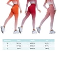 thumbnail image 4 of Sonducket Pantalones de Yoga de poliéster para mujer, pantalones de cintura alta absorbentes de sudor para niñas, ropa deportiva para levantar la Prendas para la parte inferior del cuerpo Rojo S Sonducket AP019275-06, 4 of 6