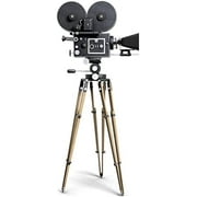 SP12147 Old Fashioned Hollywood Movie Camera Movie Set Prop Cardboard Cutout Standee Stand up