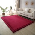 thumbnail image 4 of Alfombra de vellón coral para sala de estar, lujosa, gruesa, cálida, para dormitorio de niños, alfombra antideslizante, tatami, colchón, decoración del hogar, 4 of 5