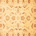 thumbnail image 1 of Ahgly Company Indoor Square Oriental Brown Traditional Area Rugs, 7' Square, 1 of 4