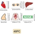 thumbnail image 3 of Body Parts Learning Felt Story Board for Family 48 Pcs Large Preschool Human Organ Name Words Useful Felt Story Board Set Wall Activity, 3 of 9