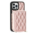 thumbnail image 2 of Mantto Wallet Case for iPhone 13 Pro Max, Shockproof  Detachable Wrist Strap with Shoulder Strap Zipper Purse Leather Case Cover,Rosegold, 2 of 8