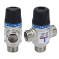thumbnail image 4 of Water Temperature Control Valve, Mixing Valve Small Volume Large Flux Temperature Control Device  For Washroom For Shower Room G3/4in,G1in, 4 of 8