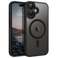 thumbnail image 1 of Funda magnética BENTOBEN para iPhone 16 negra translúcida, 1 of 9