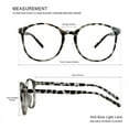 thumbnail image 4 of LAMBBAA Vintage Round Progressive Multifocal Presbyopic Glasses, Anti-Blue Light Glasses for Men Women Readers (+0.00/+1.50 Magnification), 4 of 5