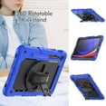 thumbnail image 4 of Funda para Samsung Galaxy Tab S10 Lite/ S10 FE/ S9 FE 10.9 pulgadas/Tab S9 11 pulgadas, funda protectora resistente a prueba de golpes con protector de pantalla, soporte giratorio de 360°, 4 of 9
