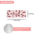 thumbnail image 3 of Wukai Strawberry Floral Print Baby Bow Headband for Newborn Infant Baby Toddler Girls, 3 of 5