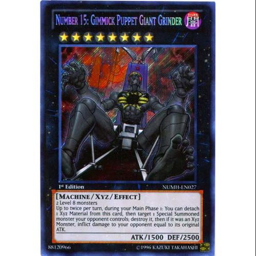 YuGiOh Number Hunters Number 15 Gimmick Puppet Giant Grinder NUMH