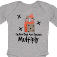 thumbnail image 4 of Inktastic Kids Proof That Math Teachers Multiply Funny Boys or Girls Long Sleeve Baby Bodysuit, 4 of 5