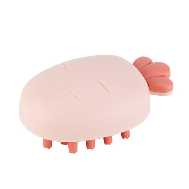 Cepillo Para El Cabello Masaje De Cabeza Cepillo De Masaje Para El Cuero Cabelludo Cepillo De Silicona Para El Cuidado Del Peine Cepillo De Masaje Para La Raíz Del Cabello Peine De Silicona Cateissary CE007274-04
