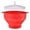Red, variant on Popcorn Popper Bowl Collapsible Silicone with Lid for Oil-Free Popping, Dishwasher Safe, Reusable Popcorn Maker for Family Movie Nights (Red)