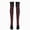 Z211-Red, variant on 1 Pairs Thigh High Stockings for Women Gothic Spooky Socks over Knee Long Socks for Halloween Cosplay(Z211-White)