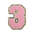 thumbnail image 1 of WHEANG Computer Embroidery Towel Embroidery Pink 0-9 Number Embroidery Stickers Clothing Accessories Clothing and Hat Accessories Patch Cloth Stickers One Size Multi-Color, 1 of 1
