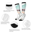 thumbnail image 5 of Fotbe Summer Gnome,Cute Gnome print Women's Men's Novelty Crew Socks Cotton Socks Knee High Socks for Walking,Running,Nurses,Pregnancy, 5 of 8