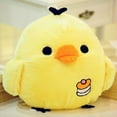 thumbnail image 4 of XUYAN Animal Plush Toy, Creative and Novel Cartoon Chick Doll Yellow Chick Cute Plush Toy Gift Birthday Gift Pillow with Cute Character Yellow Chick Chickiroll, 4 of 5