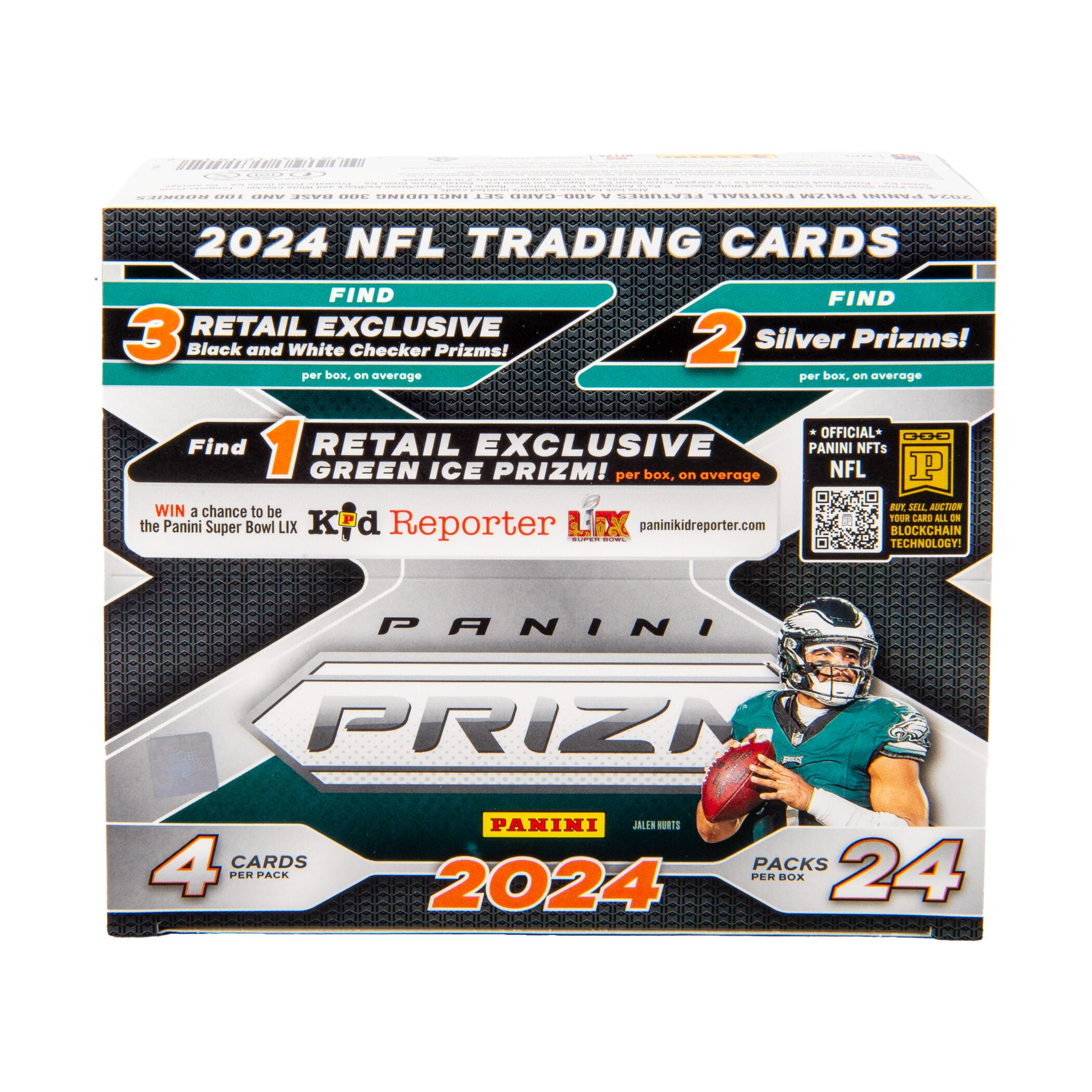 2024 Panini Prizm NFL Football Trading Cards 24-Count Retail Box