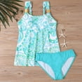 thumbnail image 6 of Haivin Women's Printed Tankini Swimsuit with Halter Neck and Wide Straps, Two-Piece Beachwear for Swimming, Vacation and Pool, 6 of 6