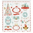 thumbnail image 3 of Ambesonne Christmas Shower Curtain, Cheerful Graphic, 69"Wx70"L, Multicolor, 3 of 3