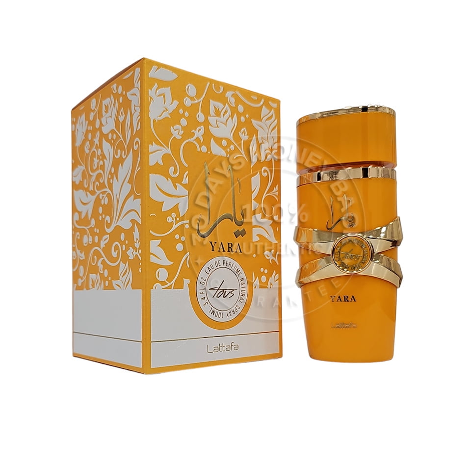 Lattafa Yara 3.4 oz/100 ml Eau de Parfum Spray For Women Yellow Bottle