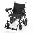 thumbnail image 2 of Erinnyees 24V Electric Wheelchair Foldable, 500W Dual Motor All-Terrain Lightweight Wheelchair, Black, 2 of 10