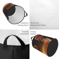 thumbnail image 4 of Kll Elephant Sunset In Kenya Waterproof Foldable Laundry Hamper Bucket With Handles For Storage Bin,Kids Room,Home Organizer (Small), 4 of 8