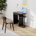 thumbnail image 2 of Pemberly Row Wood Laptop/Notebook/Computer Desk in Walnut/Black, 2 of 6