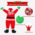 thumbnail image 4 of Adorno navideño colgante Chisander Papá Noel rojo 42,5 pulgadas, 4 of 7