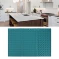 thumbnail image 3 of Trifold Dish Drying Mat, Silicone Dish Drying Mat For Kitchen Counter, Heat & Cold  Dishes Drainer Mats, 24 X 15.7in Large Drying Pad For Countertop, Rack And Under Sink, 3 of 8