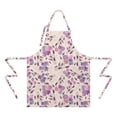 thumbnail image 2 of Pioneer Flower Floral Print Pattern Apron-Garden Aprons for Women with Pockets-Cotton Linen Waterproof Kitchen Cooking Gardening Aprons Adjustable for Kitchen,Cooking,BBQ and Salon 33x27 Inch, 2 of 7