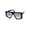 Black Silver Mirror, variant on 80s Funk Disco Flat Top Rectangular Mob Plastic Sunglasses Black Solid Black