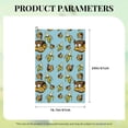 thumbnail image 2 of Golf Towels for Golf Bags For Men Women - Funny Banana Monkey 24x16in Absorbent Quick Drying Golf Towel for Cleaning Golf Ball Club Golf Bag Accessories with Carabiner, 2 of 8