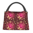 thumbnail image 1 of Easygdp Golden Snowflakes And And Butterflies Bolsa de Almuerzo Insulada Reutilizable, Bolsa de Mano y Bandolera para Oficina, Trabajo, Viajes, 1 of 6