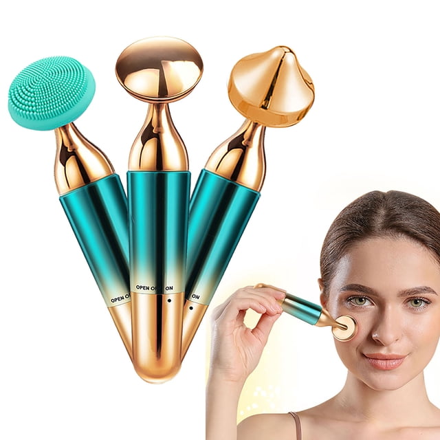 Pompotops Liquidation de Produits de Beauté, Cadeaux Beauté pour Femmes, Instrument de Nettoyage Facial Instrument de Beauté Liftant et Raffermissant Instrument de Massage Vibrant Portable Instrument d'Introduction