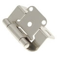 thumbnail image 2 of Hickory Hardware P2710F-SN Satin Nickel Surface Self-Closing Hinge 2-Pack, 2 of 2