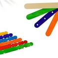 thumbnail image 6 of Natural Wooden Popsicle Stick DIY Craft Stick Party Decoration Stick Wooden Craft Project Supplies-Color:colorful, 6 of 6