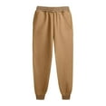 thumbnail image 3 of Pantalons de Survêtement pour Femmes avec Poches Bas Resserré à Cordon Jambe Droite Pantalons de Survêtement Confortables 2023 Pantalons Amples en Coton Jogger Noir 2TG, 3 of 5