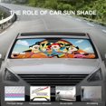 thumbnail image 6 of Animaniacs Windshield Sun Shade, Front Foldable Windshield Sunshade, Car Sun Shade Windshield Blocks UV Rays, Keep Car Interior Cool 55"x30", 6 of 8