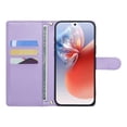 thumbnail image 4 of Wallet Leather Case For iPhone 14 Pro 6.1",with Card Holder,wristband, Shockproof Kickstand Embossed Cute Cats, Snap Phone Case,Purple,For iPhone 14 Pro, 4 of 9