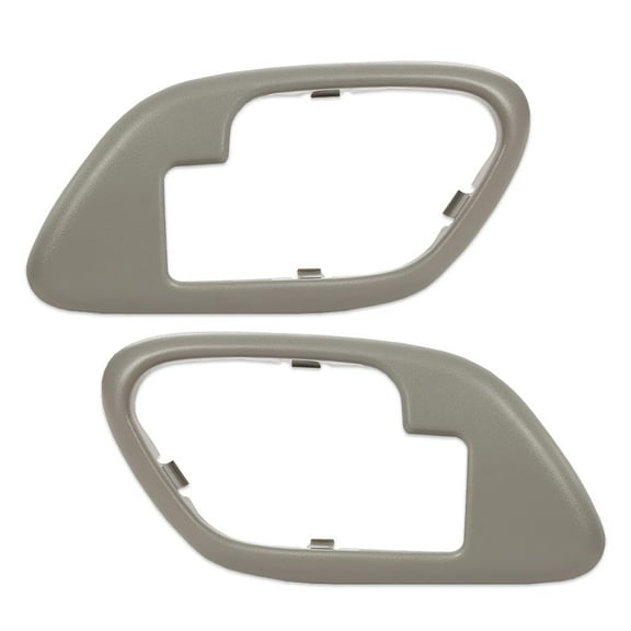 CROSSDESIGN Interior Door Handle Trim Bezel Fit for Chevy C3500 Truck 1995-2002/GMC C2500 Truck 1995-2000/GMC Suburban K1500 1995-1999 Gray