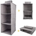 thumbnail image 4 of DIY Closet Organizer Portable Wardrobe with Non-Woven Fabric, Gray, 4 of 4