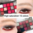 thumbnail image 5 of 15 Colors Eye Shadow Matte Shimmer Makeup Pallet, Matte Shimmer Eyeshadow Palette, High Pigmented Blendable Bright & Dark Shade Pallet for Cosplay SFX Costume Stage Parties, 5 of 9