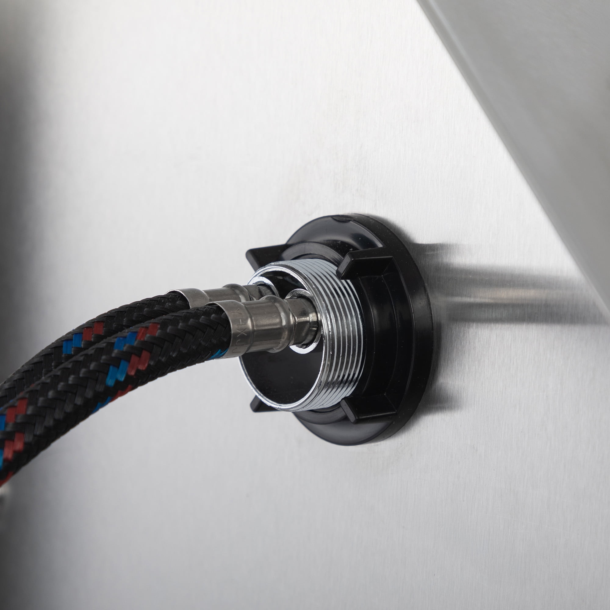 Pefilos 48" Pet Grooming Baths, Dog Bathing Station w/Stairs, Professional Stainless Steel Dog Grooming Tub with Faucet, Dog Bathtub for Large, Medium, Small Pets, Silver